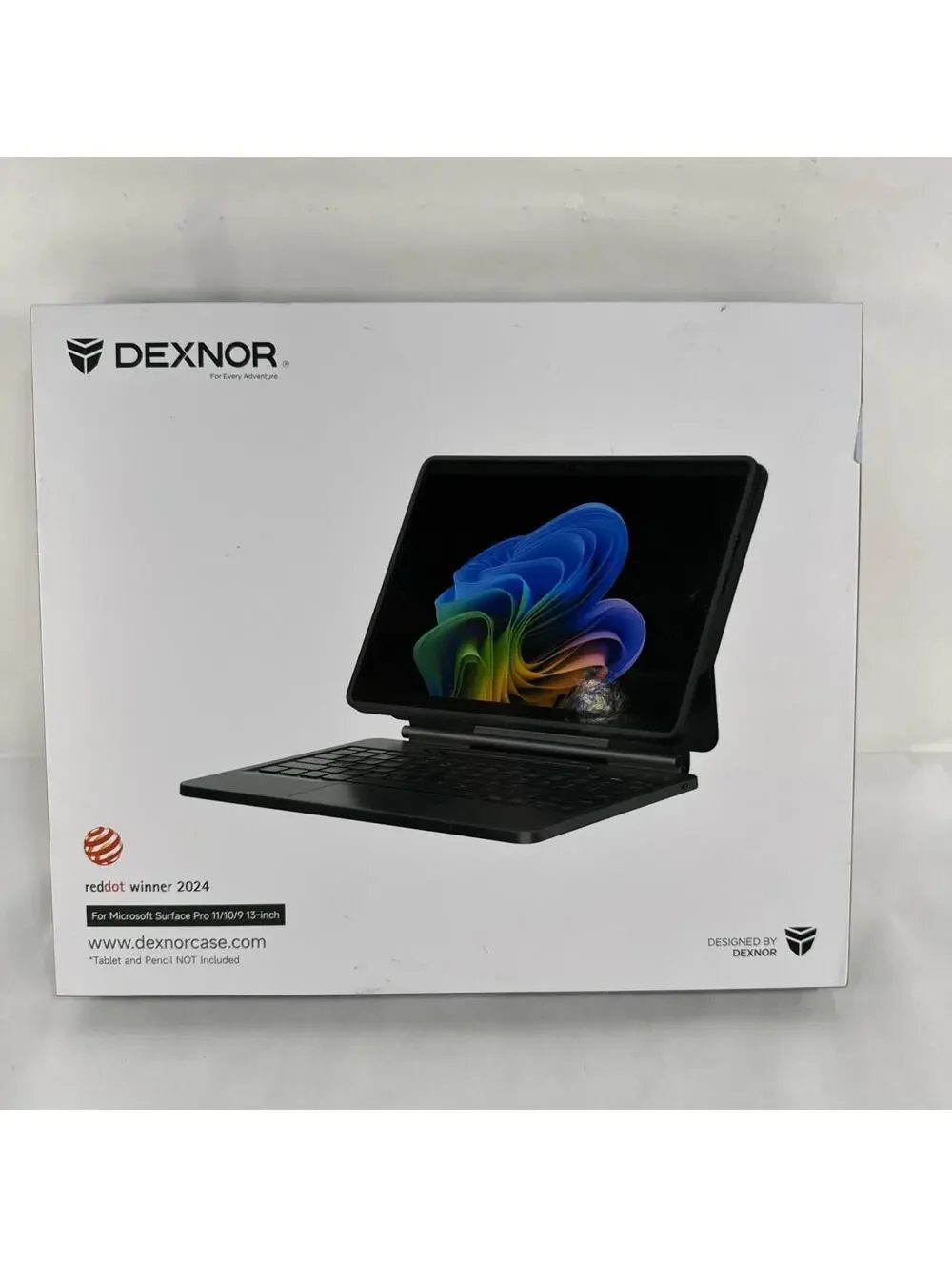 Dexnor Keyboard for Microsoft Surface Pro 11/9 with Detachable Magnetic Case